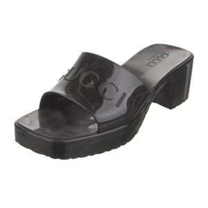 Gucci Women's Black Heeled Mules